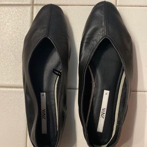 COPY - Zara faux leather flats